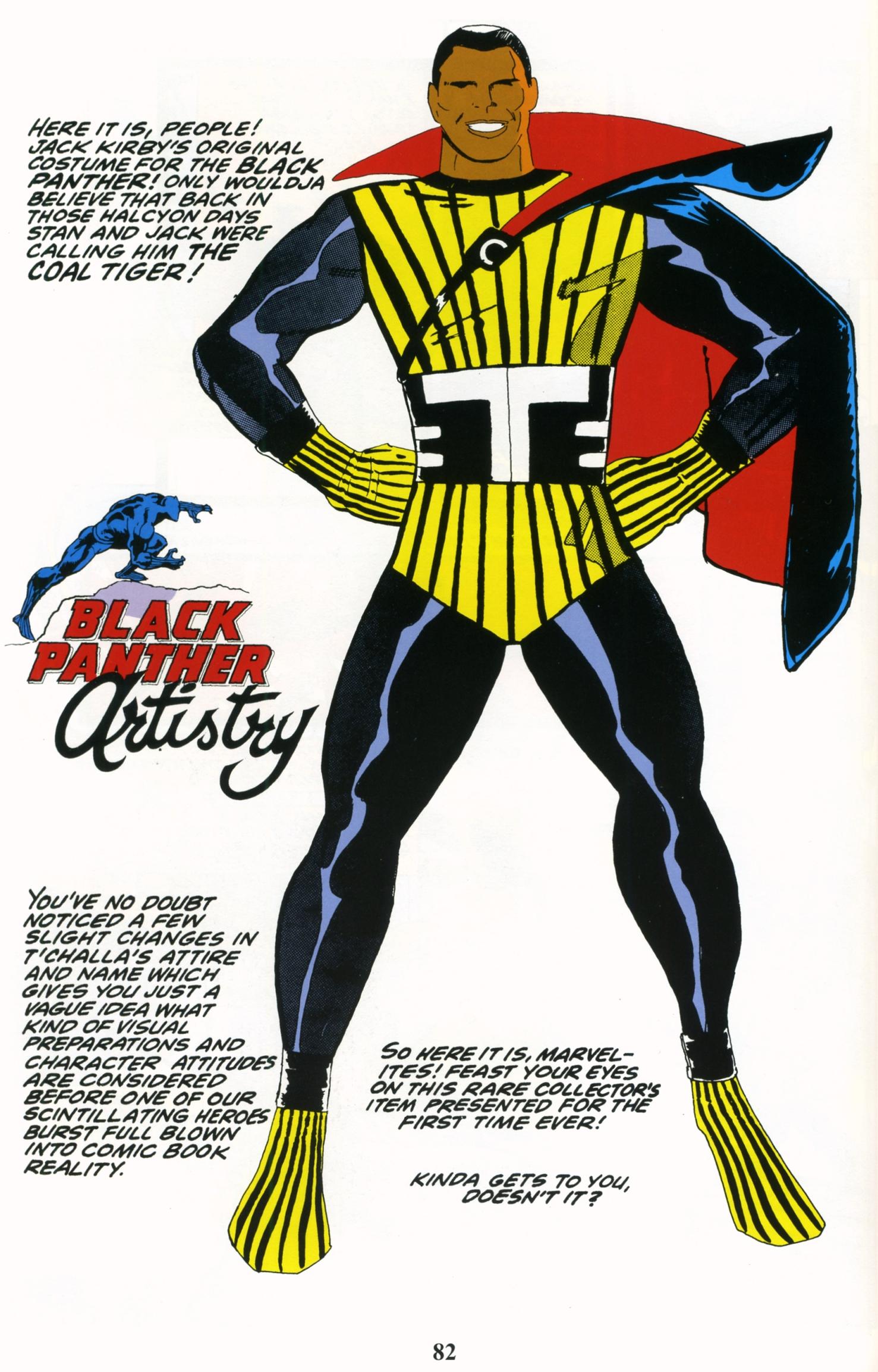 Jack Kirbys original design on the Black Panther character. – Bad Magics |  Magic Men
