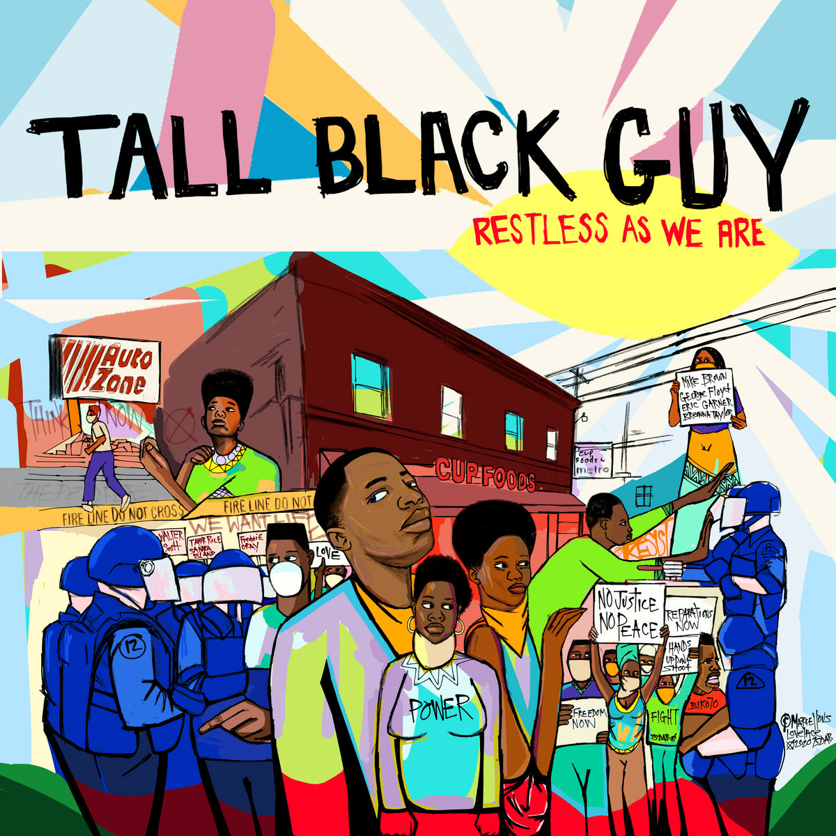 Tall Black Guy-Restless as we are